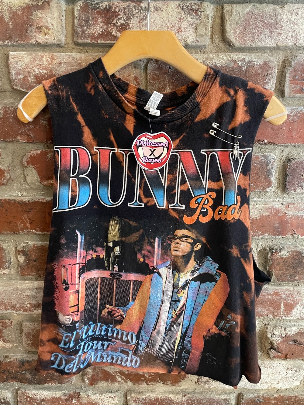 Bad Bunny Distressed Muscle Tank